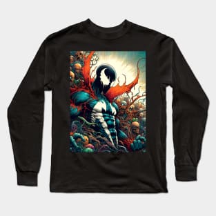 Embrace Darkness with Spawn: Legendary Art and Hellspawn Designs Await! Long Sleeve T-Shirt